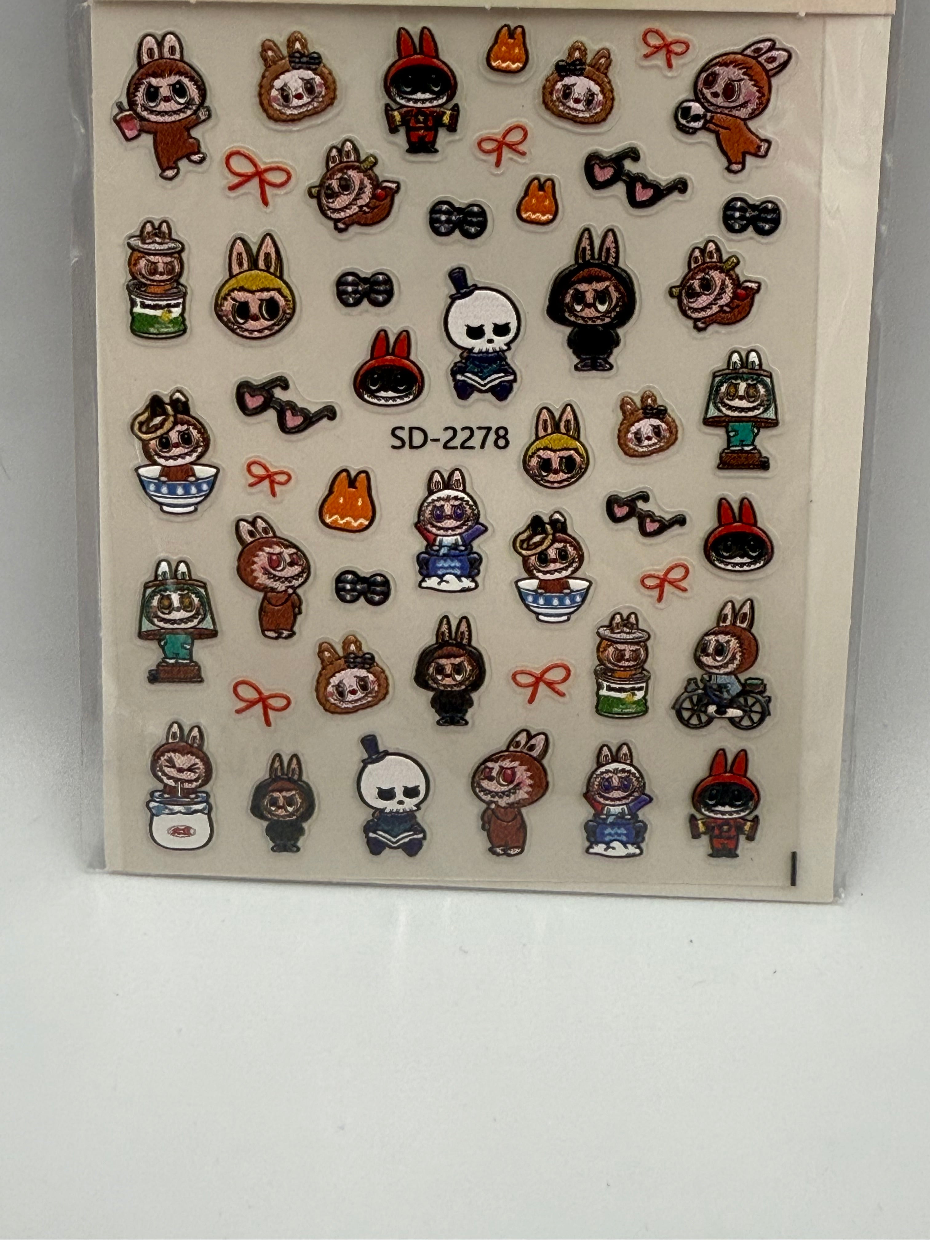 Labubu 5D Stickers