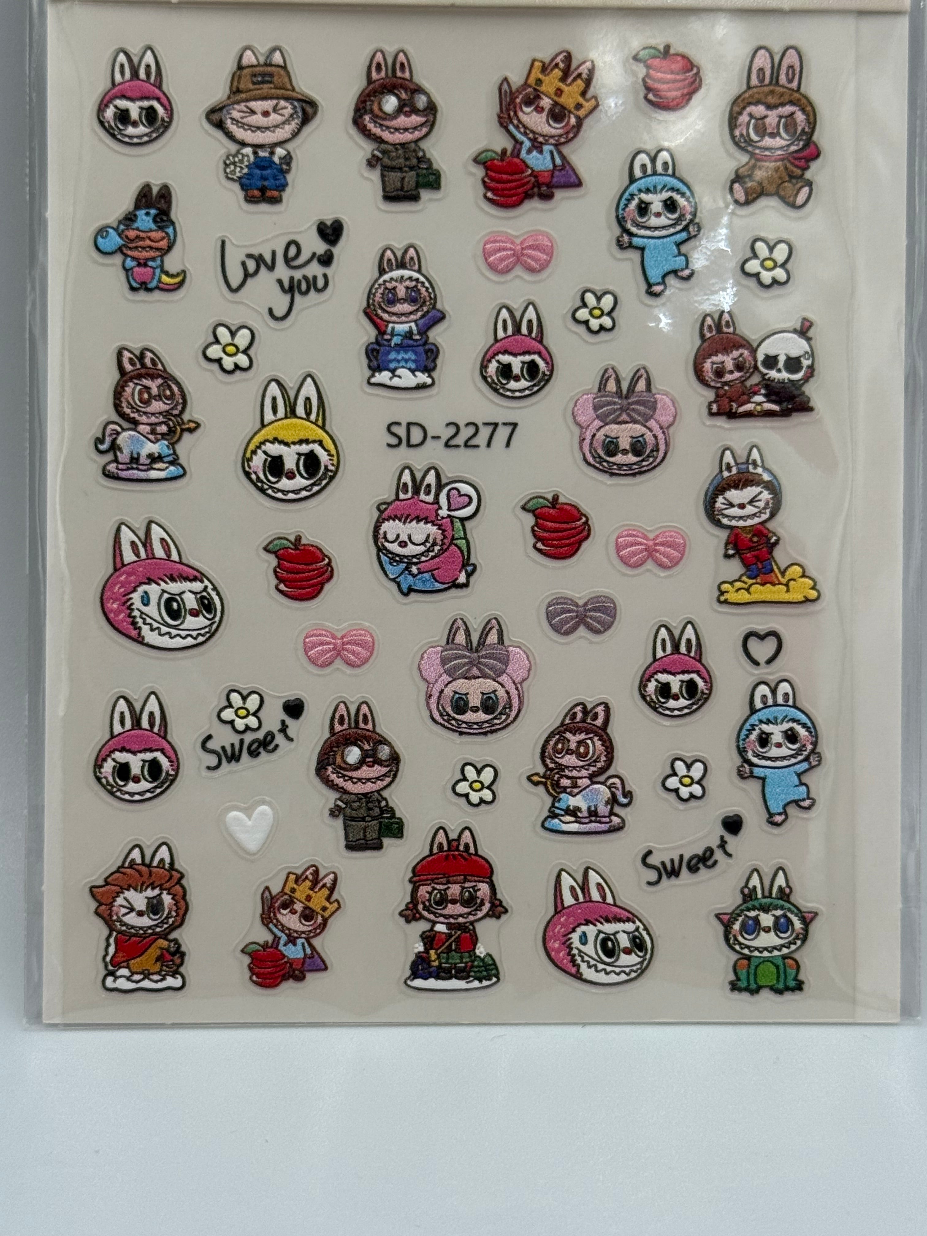 Labubu 5D Stickers