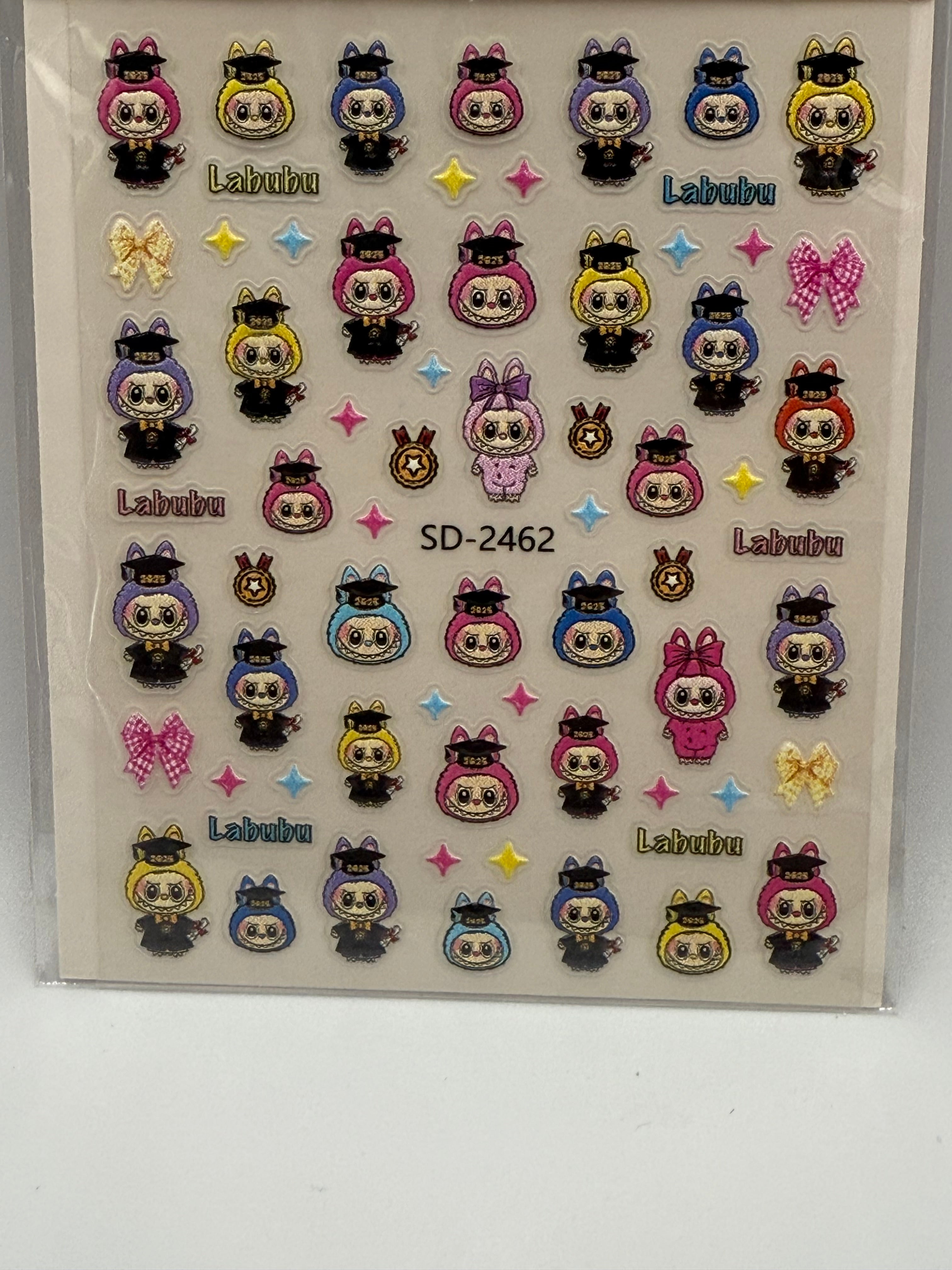 Labubu 5D Stickers