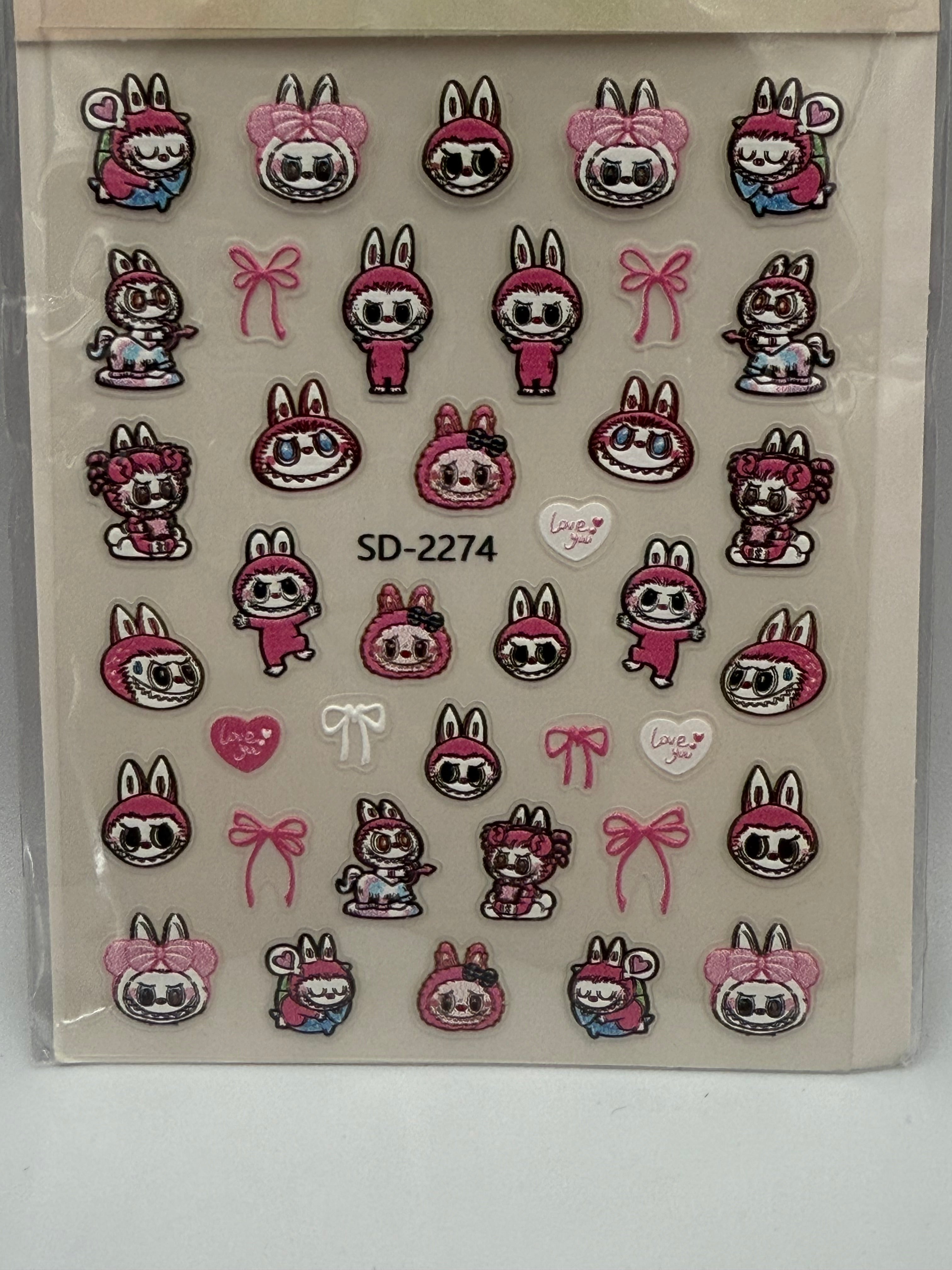 Labubu 5D Stickers