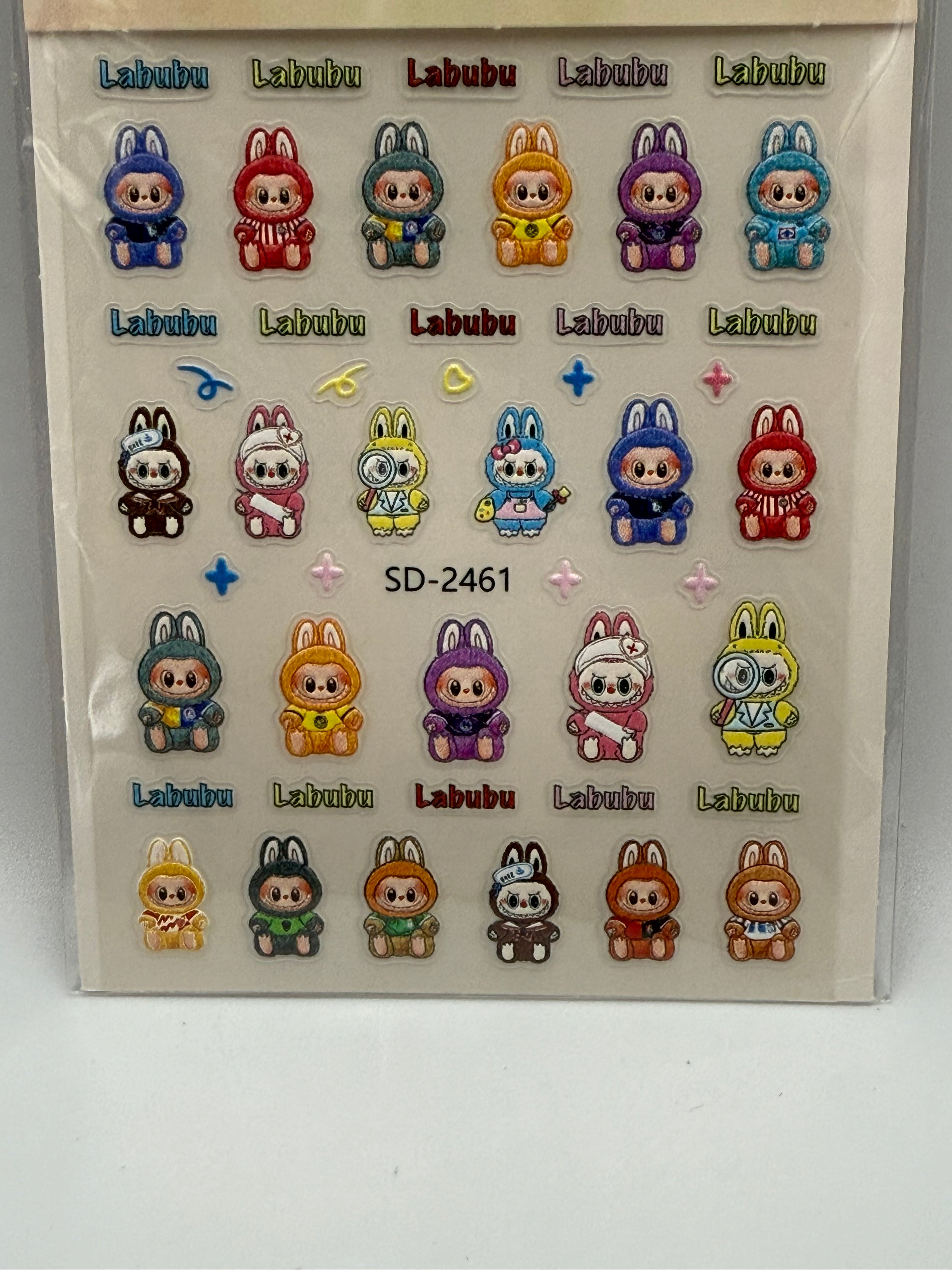 Labubu 5D Stickers