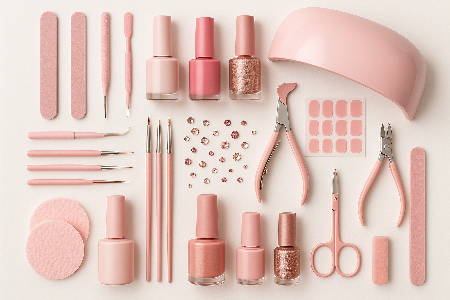 make all the products different shades of pink